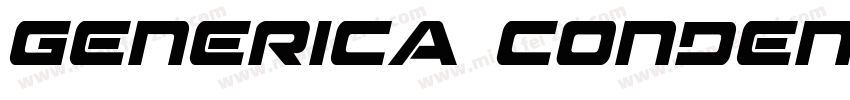 Generica Condensed字体转换